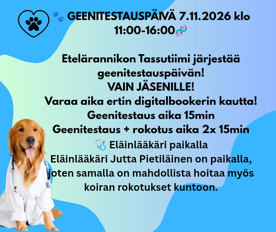 geenitestauspäivä